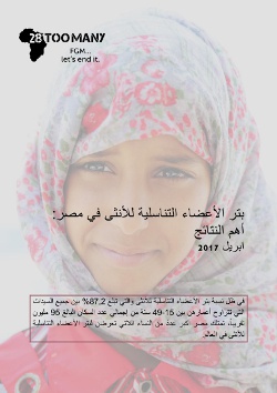 Key Findings: FGM in Egypt (2017, Arabic)
